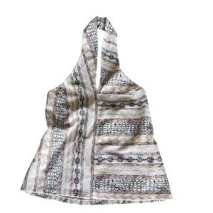 Anthropologie boho halter top size S